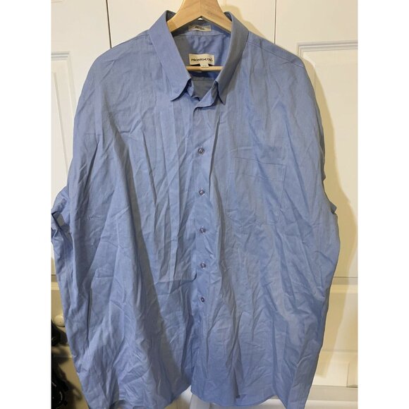 Pronto Uomo Couture‎ Men’s Sz XXL Light Blue Cotton Button Down Shirt - Picture 3 of 6